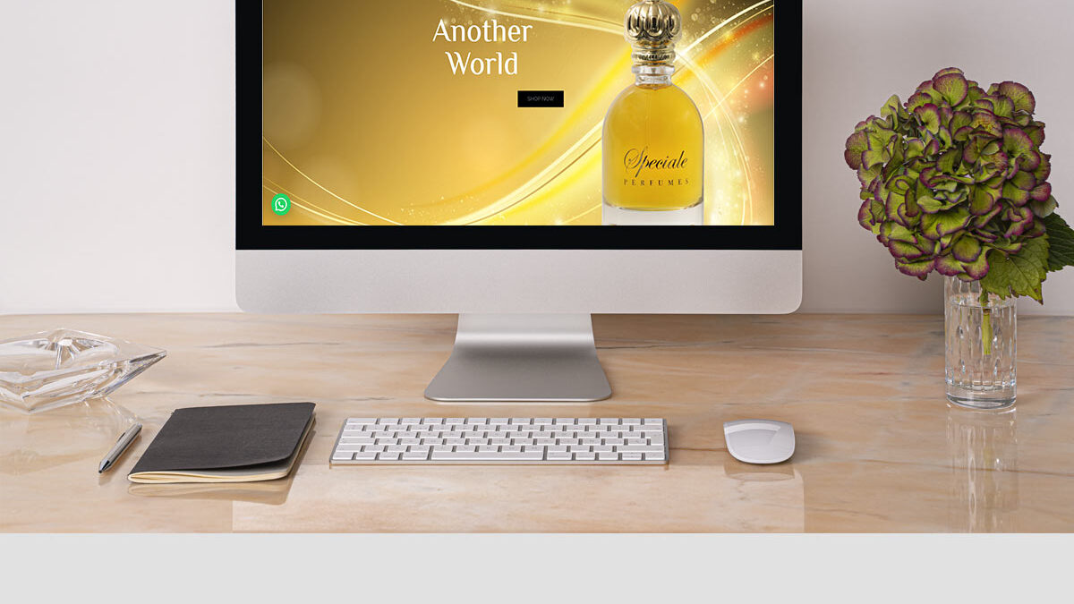 Speciale perfumes - Website Design